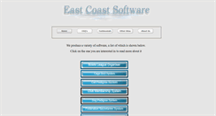 Desktop Screenshot of eastcoastsoftware.co.uk